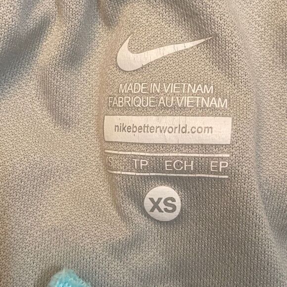 Nike Running Shorts Lightweight Light & Dark Turquoise Blue Lined Women Size XS - Picture 3 of 7